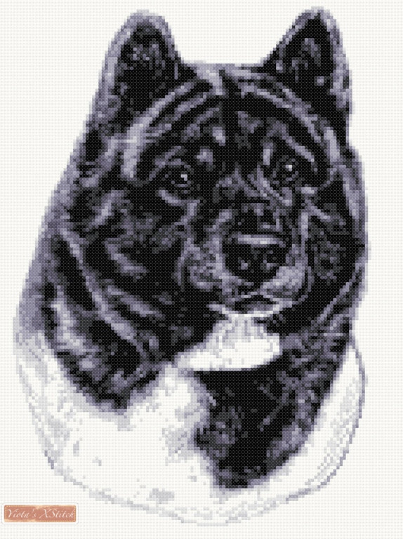 Akita No1 cross stitch kit - 1