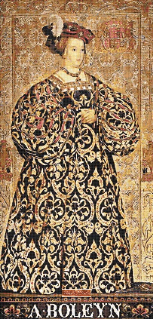 Anne Boleyn cross stitch kit - 1