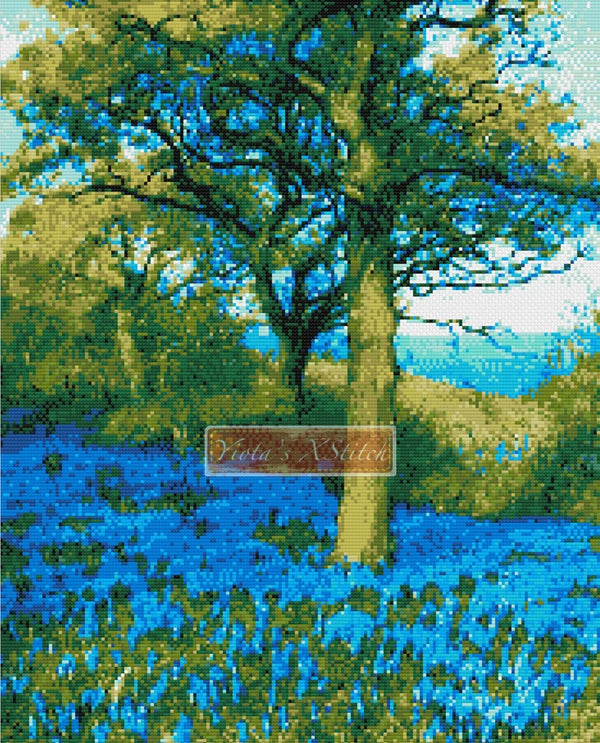 Blue bell woods cross stitch kit (v2) - 1