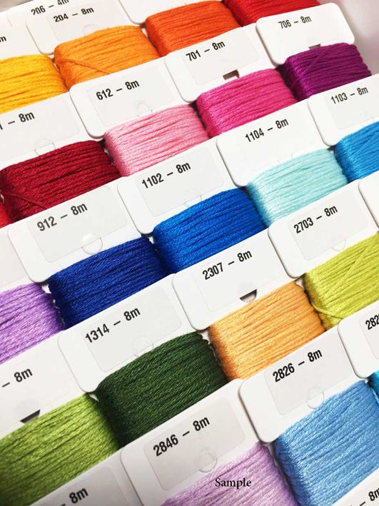 8 meter Madeira threads from 1713 to 2886 - 1