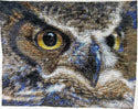 Dark owl cross stitch kit - 2