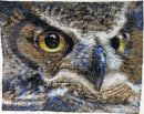 Dark owl cross stitch kit