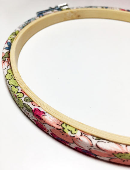 Fabric covered hoop - 1