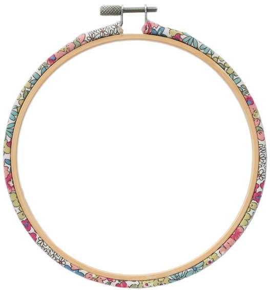 Fabric covered hoop - 2