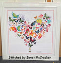 Butterfly heart No3 counted cross stitch kit - 2