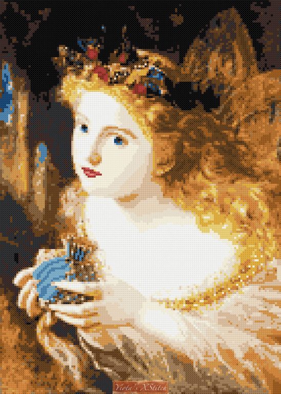 Jewels fairy cross stitch kit - 1