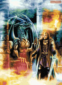 Wrong king dragon cross stitch kit - 1