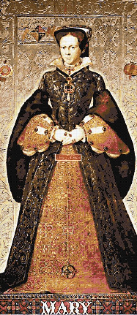 Mary Tudor cross stitch kit - 1