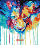 modern cross stitch kits tiger watercolor