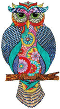 Owlmazing owl counted cross stitch kit - 1