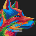 Rainbow fox No3 modern cross stitch kit - 1