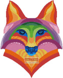 Rainbow fox (No2) modern cross stitch kit - 1