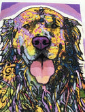 Silence is golden abstract retriever cross stitch kit - 2