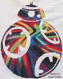 Kit de point de croix robot abstrait-2