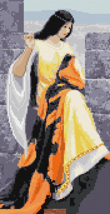 Stitching the standard by Leighton cross stitch kit