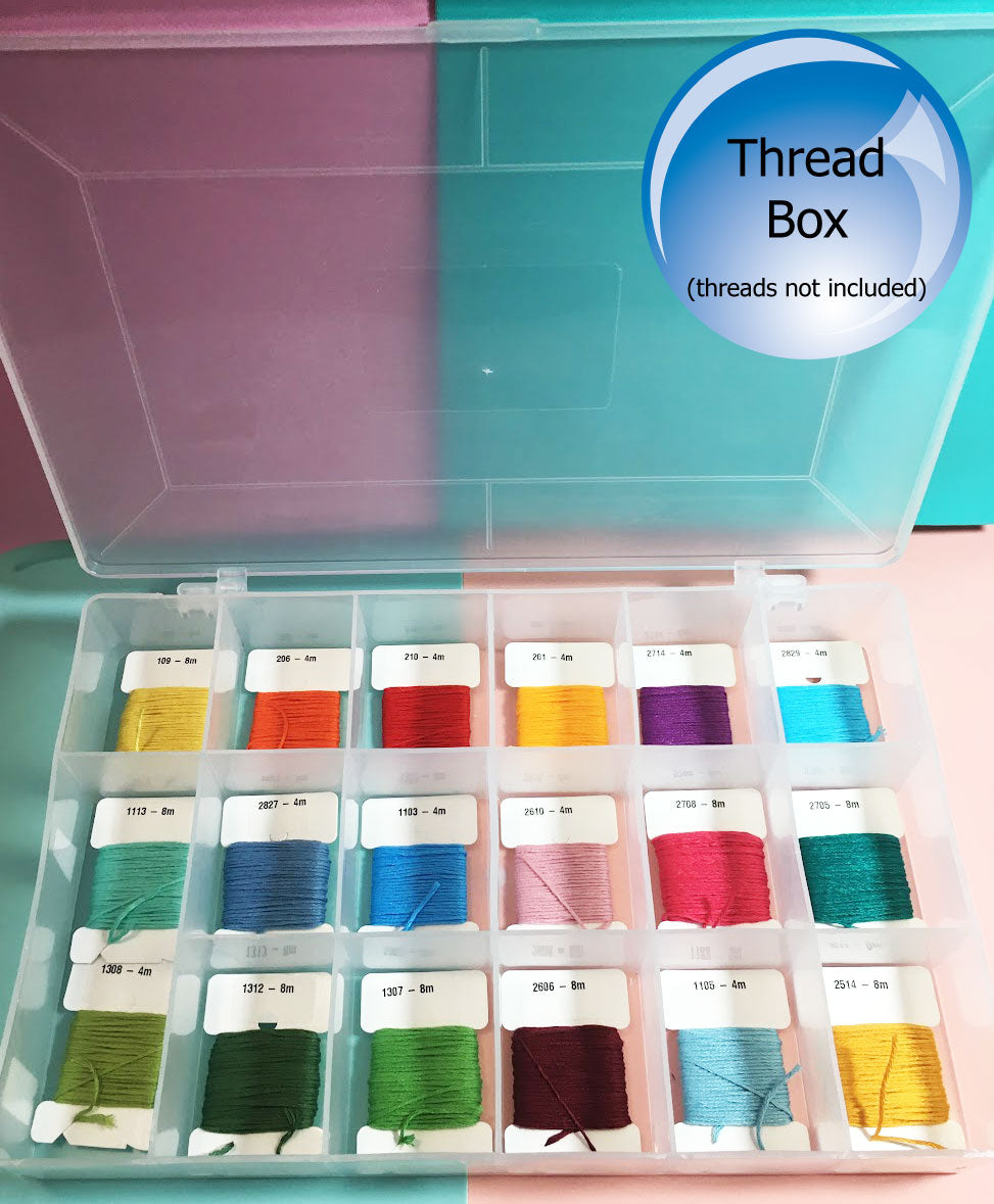 Embroidery thread organiser box | Yiotas XStitch