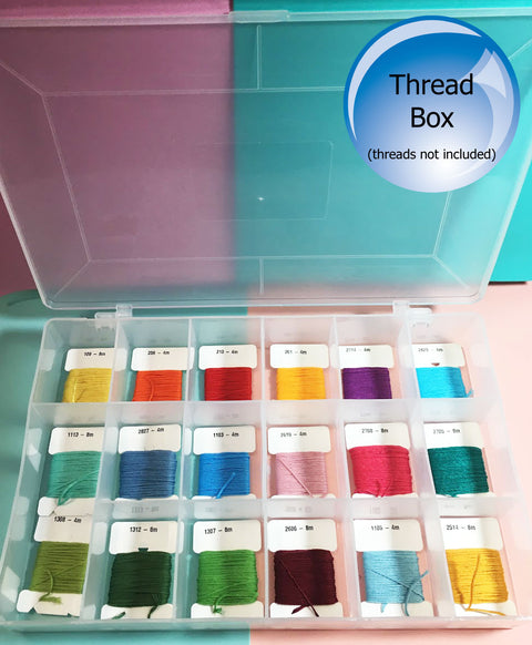 Embroidery thread organiser box