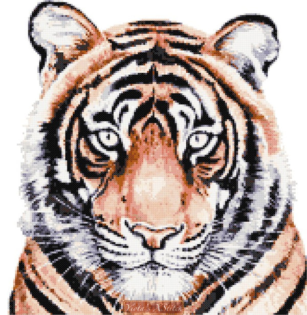 Tiger (CV) cross stitch kit - 1