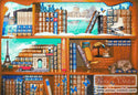 The world bookshelf counted cross stitch kit - 1